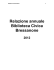 Relazione annuale Biblioteca Civica Bressanone