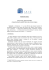 POSITION PAPER Cybersecurity e tutela dei cittadini