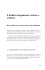 Il dialetto bergamasco, lettura e scrittura