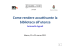 Presentazione dei due incontri