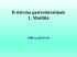 Il sistema gastrointestinale - Scienze Neurologiche e del Movimento