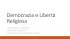 Democrazia e Liberta Religiosa