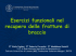 Esercizi funzionali nel recupero delle fratture di braccio FT Giulia