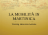 LA MOBILITÀ IN MARTINICA