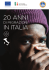 20 anni di immigrazione in Italia