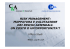 RISK MANAGEMENT MAPPATURA E VALUTAZIONE DEI RISCHI