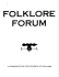A COMMUNICATION FOR STUDENTS OF FOLKLORE