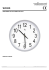 OROLOGIO DCF DA PARETE Ø 30cm