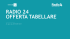 Offerta tabellare Radio 24 - 24 Ore System