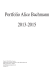 Portfolio Alice Bachmann 2013-2015