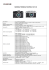Scheda Tecnica Fujifilm X-T10