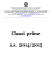 Classi prime a.s. 2014/2015 - Scuola Media Muratori
