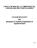 Concept Document per proposte di modifica legislativa