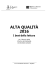 Alta qualità - Biblioteca Panizzi