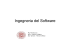 Ingegneria del software - Dipartimento di Informatica