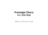 Psicologia Clinica - Dipartimento di Scienze Psicologiche, della