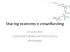 Sharing economy e crowdfunding
