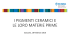 I PIGMENTI CERAMICI E LE LORO MATERIE PRIME