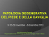 Patologia degenerativa DEL PIEDE E DELLA CAVIGLIA