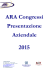 Presentazione ARA Congressi 2016 ITA