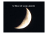 O falce di luna calante