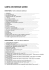 CARTA DEI SERVIZI SAVNO