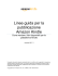 Linee guida per la pubblicazione Amazon Kindle