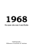 1968 Un anno che non è mai finito