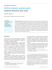 Direttive anticipate: questioni aperte Advanced directives: open issues