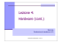 Lezione 4: Dispositivi hardware