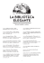 la biblioteca elegante - Biblioteche di Mantova