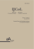 Volume 1, Number 1 december 2015 Emerging Topics at the First