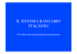 il sistema bancario italiano