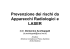 Diapositive Prevenzione dei rischi da apparecchi radiologici e Laser