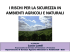 il rischio per la sicurezza in ambienti agricoli - univpm