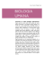 BIOLOGIA UMANA - Macroarea di Scienze
