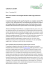 Communicato stampa