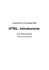 HTML: Introduzione