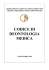 codice di deontologia medica
