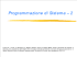 Sistemi operativi - Gestione dei File