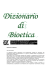 Etica e Politica. Etica e....Bioetica