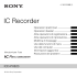 SONY ICD