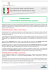 Circolare Informativa dei Proosimi Eventi