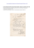 Lettera autografa di Giuseppe Verdi a Edoardo Scarampi di