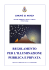 regolamento per l`illuminazione pubblica e privata