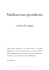 Meditazione quotidiana - Centri di meditazione Sri Chinmoy