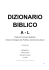 Dizionario biblico A-L - Parrocchia Santa Maria della Misericordia