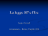La legge 107 e l`IRC