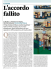 L`accordo fallito