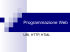 Programmazione Web - Dipartimento di Scienze